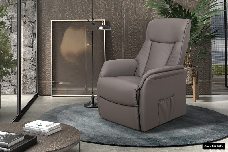 Electrische Relax Miami PU taupe 