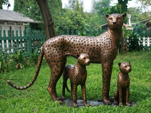 Cheetah Familie brons