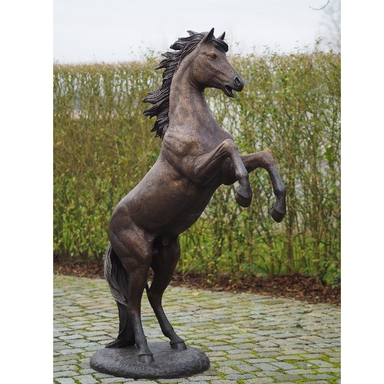 Steigerend paard A brons