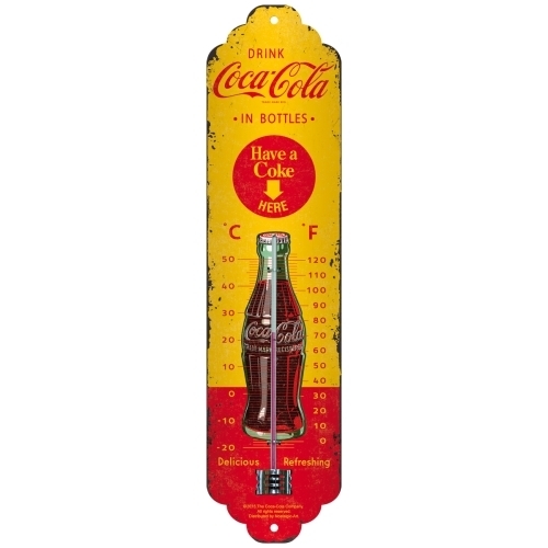 Thermometer Coca cola jaren 30-40
